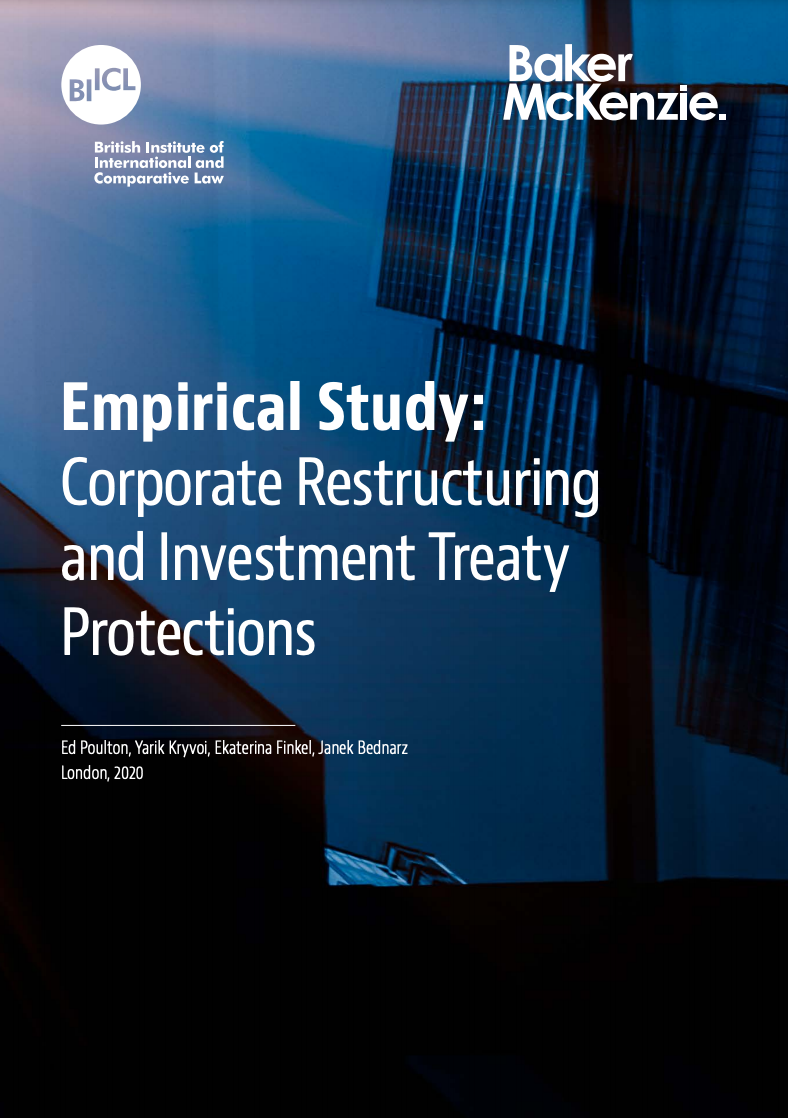 Empirical study: Corporate restructuring and investment treaty protections