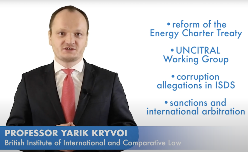 ECT Reform, Corruption and Sanctions in Arbitration, UNCITRAL Working Group III – Annual ISDS Update
